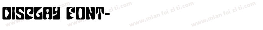 Display Font字体转换